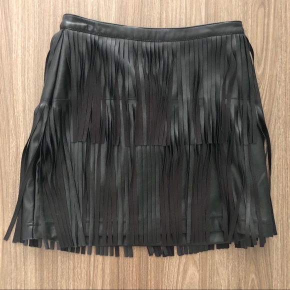 devided Dresses & Skirts - Devided fringe pleather skirt 6
